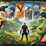 ark: survival evolved (2017) game icons banners